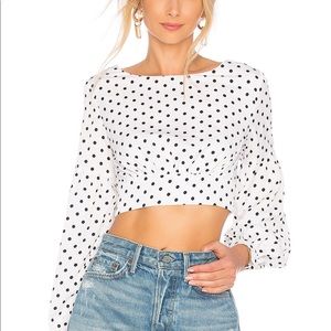 Yasmine Tie Back Crop Top